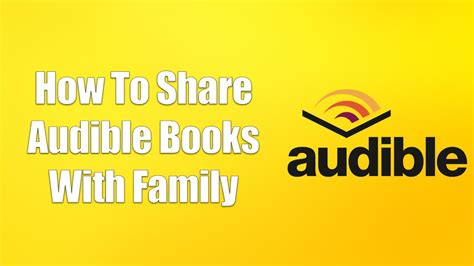 how to share audible books